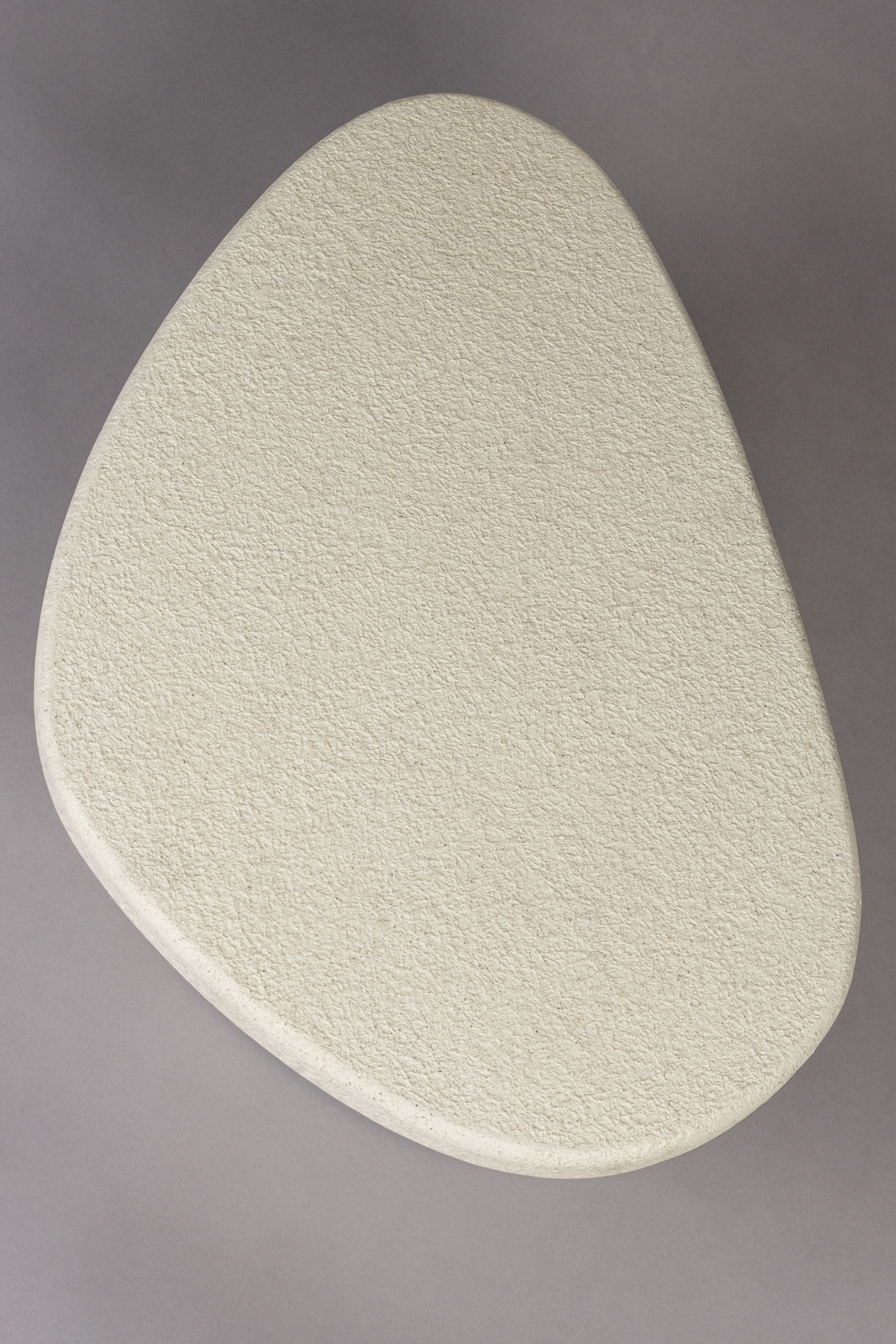 Dutchbone Veda Organic Curved Neutral Marble Coffee Table
